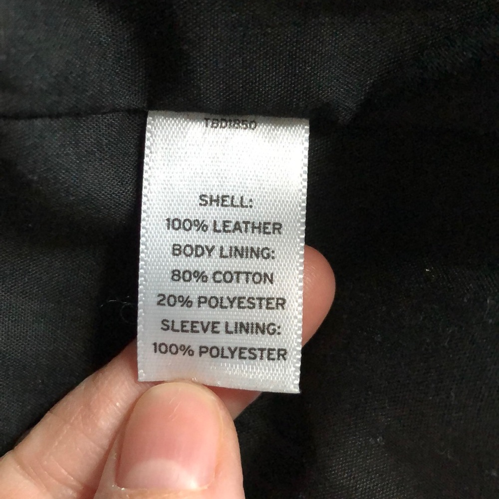 Leather moto jacket - Picture 6 of 7